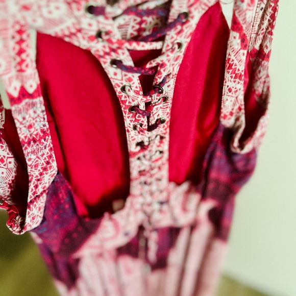 Free People You Made My Day Printed Maxi Dress, Wildflower Combo - Picture 5 of 8